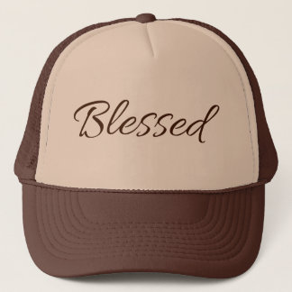 "Gezegend" Christelijk geloof gebaseerd Trucker Pet