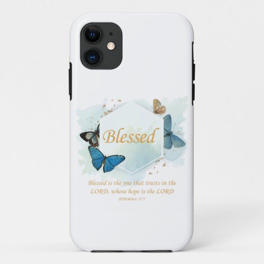 Gezegend - Christelijke geloofsovertuiging voor vr Case-Mate iPhone Case (Achterkant)