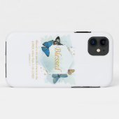 Gezegend - Christelijke geloofsovertuiging voor vr Case-Mate iPhone Case (Achterkant (horizontaal))