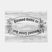 Gezegend dat er Christelijk naar binnen gaat Deurmat (Voorkant)