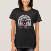 Gezegend dat ze stiefmoeder regenboog mam oma heet t-shirt (Voorkant)