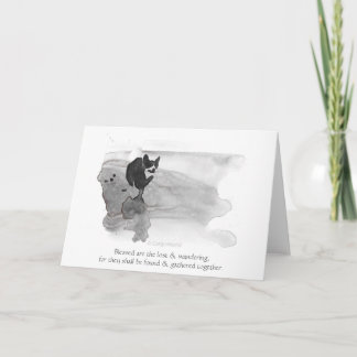 Gezegend de worden Verloren & het Wandelen" Kaart