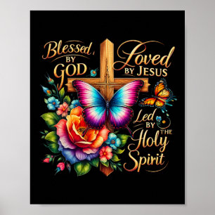 Gezegend door God Geliefd door Jezus Pasdag Poster