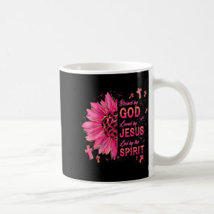 Gezegend door God Geliefd door Jezus Zonnebloem Ch Koffiemok