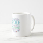 Gezegend Door God verwend Door Mijn Man T-shirt On Koffiemok (Voorkant rechts)