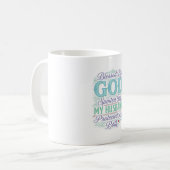 Gezegend Door God verwend Door Mijn Man T-shirt On Koffiemok (Voorkant links)