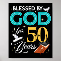 Gezegend door God voor 50 jaar oud 50 verjaardag 5