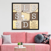 Gezegend door overvloed aan schoonheid canvas afdruk (Insitu (Woonkamer))