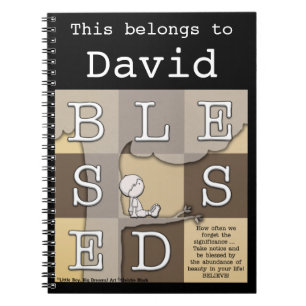 Gezegend door overvloed aan schoonheid notitieboek