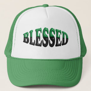 Gezegend een symbool van dankbaarheid, dankbaarhei trucker pet