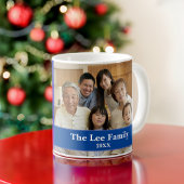 Gezegend Eerste Huis Kerstmis Geboorte Scène Koffiemok