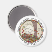 Gezegend en gelukkig magneet (Voorkant / Achterkant)