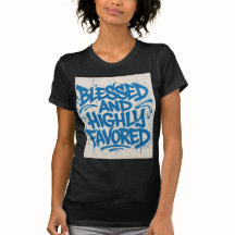 Gezegend en Ten Hoge Gewaardeerde T-shirts DBB7