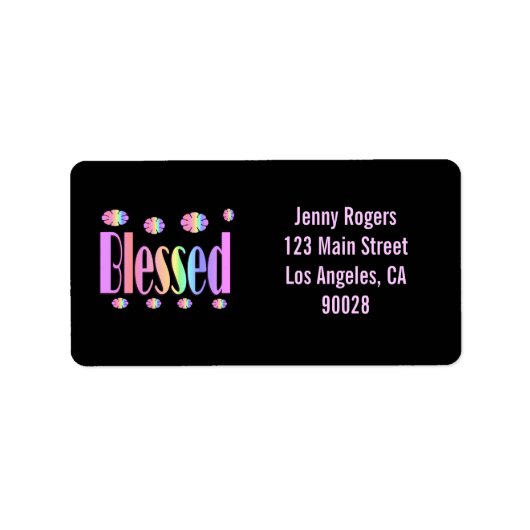 Gezegend Etiket (Voorkant)