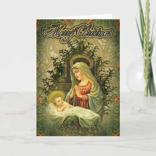 Gezegend Feestdagen Kaart (Voorkant)