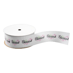 Gezegend Geloof Tropische Zomer Grosgrain Lint