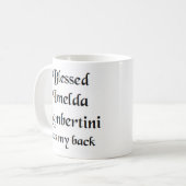 Gezegend Imelda Lambertini koffie mok (Voorkant links)