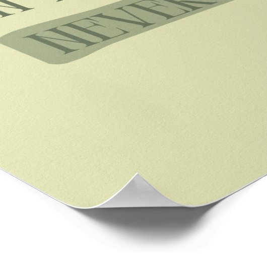 Gezegend is degene die de Heer vertrouwt Poster (Hoek)