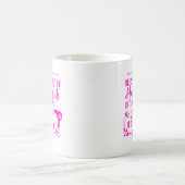 Gezegend is het Roze Bericht van Hairstylists Koffiemok (Center)