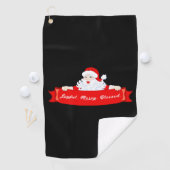 Gezegend Kerstmis Kerstmis Golfhanddoek (Insitu)