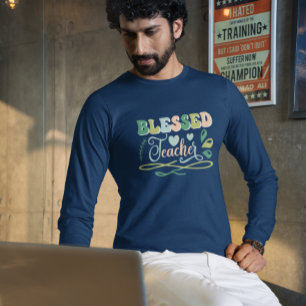 Gezegend Leraar Terug naar School Design T-shirt