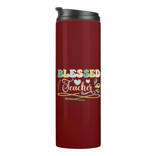 Gezegend Leraar Terug naar School Design Thermosbeker (Geroteerd rechts)