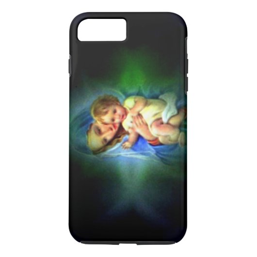Gezegend Licht van Maagd Maria en Baby Jezus Case-Mate iPhone Case (Achterkant)