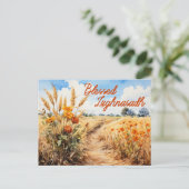 Gezegend Lughnasadh Briefkaart (Staand voorkant)