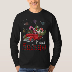 Gezegend Memaw Kerst Rode Vrachtwagen Gift Voor Om T-shirt