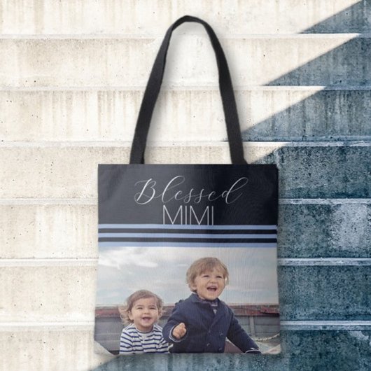 Gezegend MIMI aangepaste foto cadeau Tas