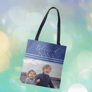 Gezegend NANA aangepaste foto cadeau Tas