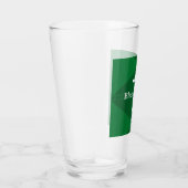 Gezegend Nieuwjaar Groen en Wit Kruis Christelijk Glas (Rechts)