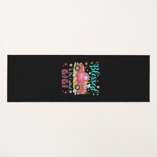 Gezegend om Gigi Easter Bunnies Chocolate genoemd Yogamat (Voorkant (horizontaal))