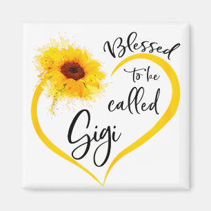 Gezegend om gigi Sunflower Gifts te worden genoemd Magneet