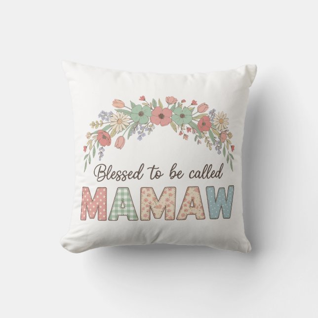 Gezegend om Mamaw genoemd te worden Kussen (Voorkant)