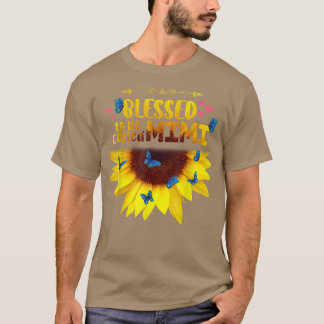 Gezegend om Mimi Sunflower Butterflies Moth te noe T-shirt