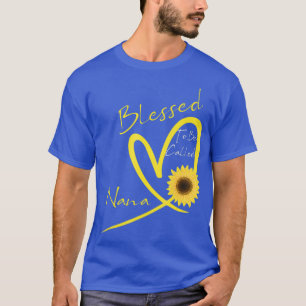 Gezegend om Nana Sunflower Heart te worden genoemd T-shirt
