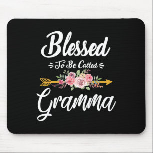 Gezegend om Oma Floral Moederdag te worden genoemd Muismat
