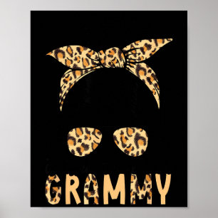 Gezegend om oma luipaard rommelige knot te worden poster