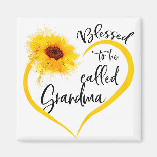 Gezegend om oma Sunflower Gifts te worden genoemd Magneet