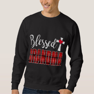 Gezegend Oma Cross Caro Kerstmis Grappige Oma Trui