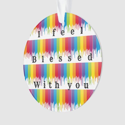 gezegend ornament (voorkant)