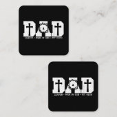 Gezegend Pap Papa Cross Christelijke Religieuze Va Vierkante Visitekaartje (Voorkant / Achterkant)