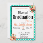 Gezegend Pinup Verpleegster Afstuderen Kaart (Achterkant)