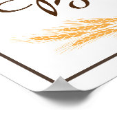 Gezegend Poster (Hoek)