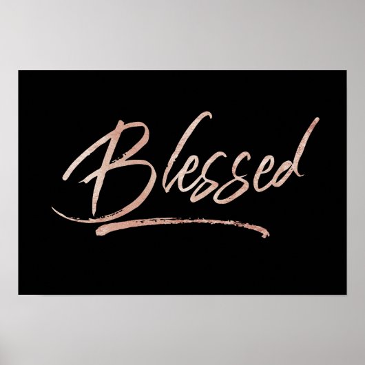 Gezegend Poster (Voorkant)