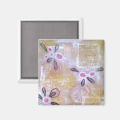 Gezegend - Psalm 1 Magneet (Voorkant / Achterkant)