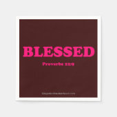 Gezegend Servetten (Voorkant)