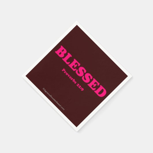 Gezegend Servetten (Hoek)