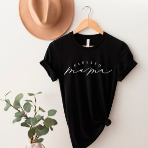 Gezegend Shirt van mama vrouwen